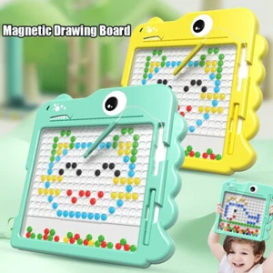 Magnet Doodle Board with 2 Pens Travel Montessori Toys for Toddlers on Plane - Picture 1 of 23