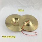 Thai Cymbal Musical Instruments Brass Standard Sound Size 8 Inches Beautiful