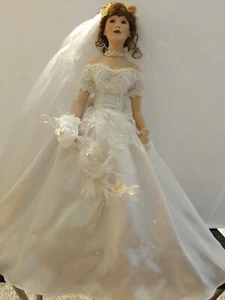 Treasury Collection 17" Porcelain June Bride - Picture 1 of 5