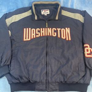 Majestic Washington Nationals MLB Fleece Lined Jacket Coat Full Zip Men's XXL