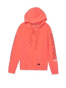 Victoria's Secret PINKER PERFEKTER PULLOVER ZUM SCHNÜREN KORALLE GRÖSSE S NEU IN VERPACKUNG - Bild 1 von 1