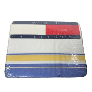 Vintage 1997 Tommy Hilfiger Rutland Bay Full Size Flat Sheet Combed Cotton New - Picture 1 of 5