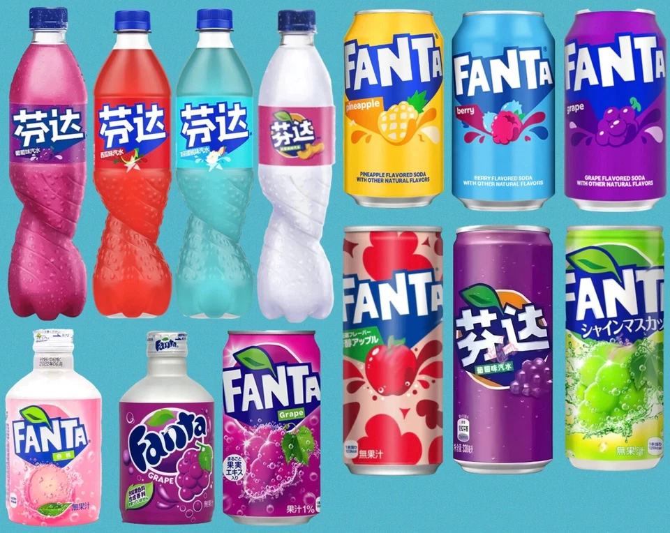 Fanta Oriental Worldwide Chinese/Japanese/American All Flavours - Image 1 of 1