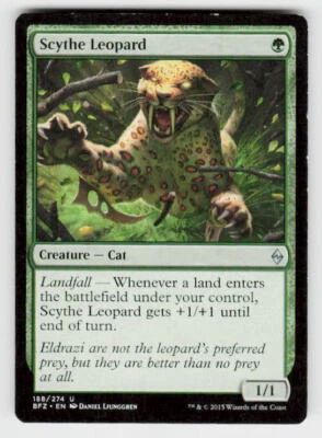 Battle for Zendikar #188 Scythe Leopard - Image 1 of 2