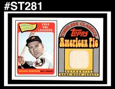 2001 Topps American Pie Timeless Classics Brooks Robinson #BBTC-11 JERSEY ST281