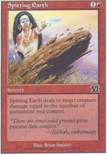 4x Spitting Earth MTG 6th Edition / Classic NM Magic Regular