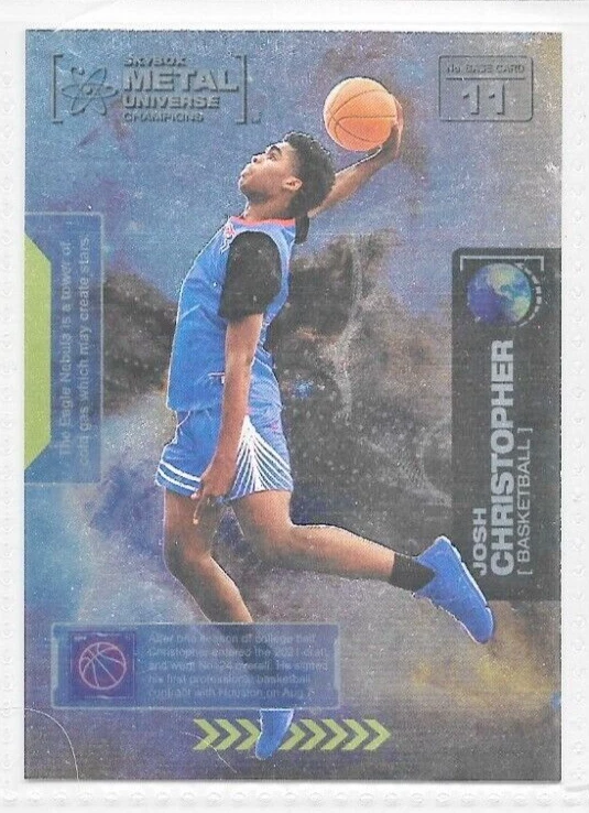 Josh Christopher Houston Rockets 2021 Metal Universe Champions Rookie #11 - Image 1 of 1