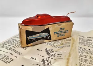 JET PROPELLED BOAT - MECHANEX LTD / Tin Toy - Miniature Power Boats - Picture 1 of 11