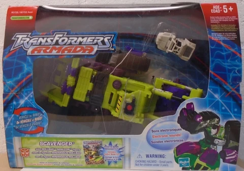 Transformers Armada Scavenger Mini-Con Rollbar Construction Front-End Loader Cover