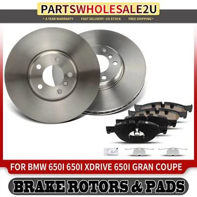 6x Rotor de freno de disco delantero y pastillas de freno para BMW 535i GT xDrive 650i xDrive Foto 1 de 4
