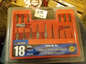 ALLTRADE SET 18 PEZZI POWER BIT MODELLO # 496-B-18, GARANZIA A VITA, NUOVO IN SCATOLA - Foto 1 di 11