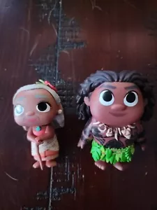 Funko Mystery Minis Figure ~ Disney Moana MAUI AND GRANDMOTHER LOT 2 Figures - Picture 1 of 6