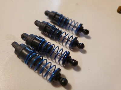 Team Associated RC18R, 18T Front Shocks, Blue Springs, Very Nice Lightly Used  - Image 1 of 4