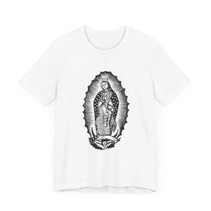 POP Culture Classics Series Virgin Mary Unisex Jersey Short Sleeve T-Shirt - Picture 1 of 72