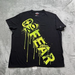 T-shirt streetwear nera e gialla No Fear taglia XXL #streetwear - Foto 1 di 11