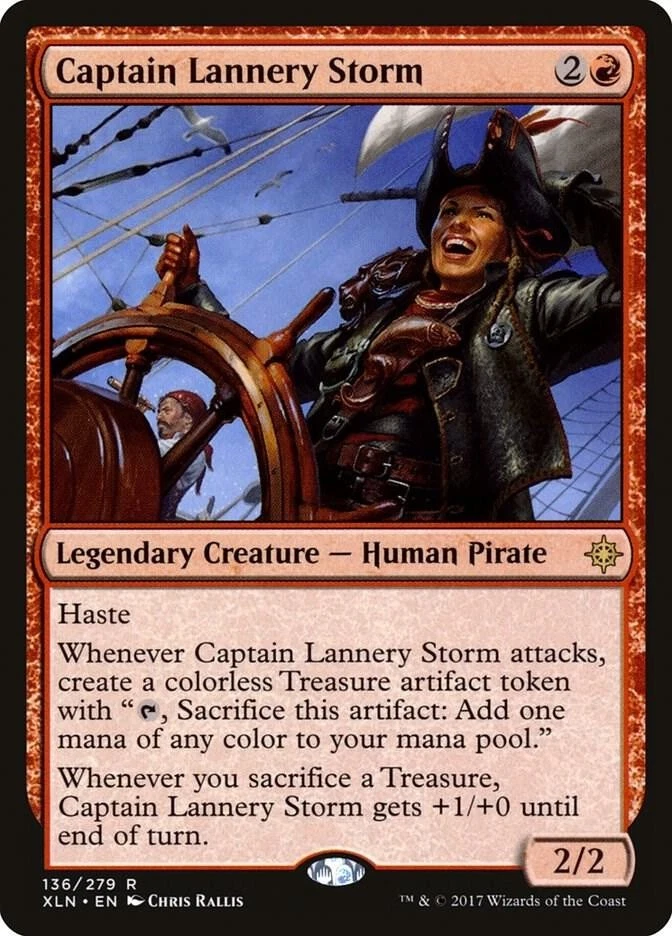 Captain Lannery Storm MP #136 Ixalan MTG - Image 1 of 1