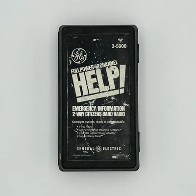 GE Help! Emergency Information 2-Way Citizens Band Radio 3-5900 CB Handheld  - Image 1 of 4