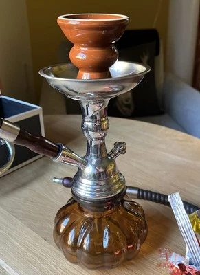 Mini Nano Shisha ToGo Reiseshisha klein mit  Transportbox - fast neuwertig  cool - Bild 1 von 4