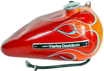 Harley Electra Glide Touring 80 Depósito de tanque de gasolina derecho abolladura arañazos 1353 Foto 1 de 4