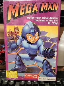 Mega Man 1990 Capcom PC Game Hi-Tech Expressions IBM PC Tandy 5.25" New & Sealed - Picture 1 of 7