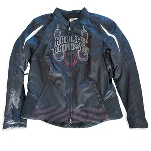 Harley-Davidson Women's Black Riding Gear Jacket XL - Picture 1 of 6