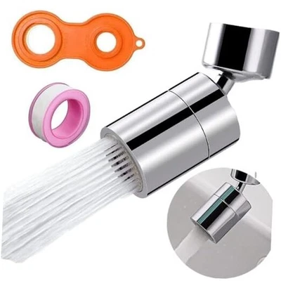 Aireador de Grifo, Aireador de Fregadero de Cocina Giratorio 360°, Doble Función 2 360 Grados Foto 1 de 3