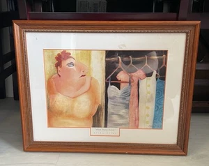 "Quando i vestiti si restringono" Erika Oller - 17x13 - incorniciato e opaco in legno - Foto 1 di 7