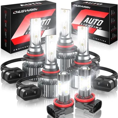 Para Nissan Quest 2004 2005-2009 - 6x faros LED haz alto bajo bombillas antiniebla Foto 1 de 4