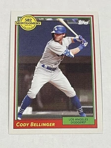2022 Topps 582 Montgomery Club Baseball - Cody Bellinger - Los Angeles Dodgers - Picture 1 of 2