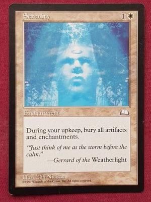 Magic The Gathering WEATHERLIGHT SERENITY white card MTG - Image 1 of 2
