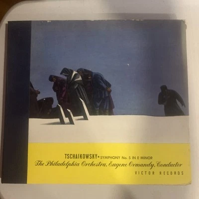 Eugene Ormandy, 78 rpm Album, V+, Symphony No. 5 In E Minor, Red Seal DM-828 - Image 1 of 4