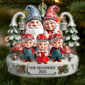 Ornamento acrilico personalizzato, regali compleanno Natale per mamma, papà, nonna, nonno - Foto 1 di 4