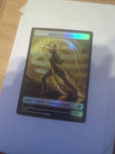 Human Soldier / Lander (0008) Double-Sided Token - Edge of Eternities - MTG Foil - Bild 1 von 2