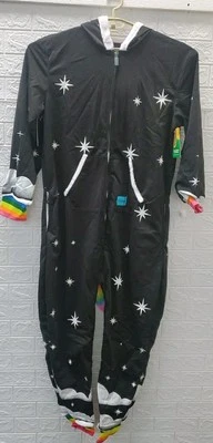 全新 Tipsyelves 噩梦 独角兽 海贼王 服装 黑色 L 码 — 第 1/4 张图片