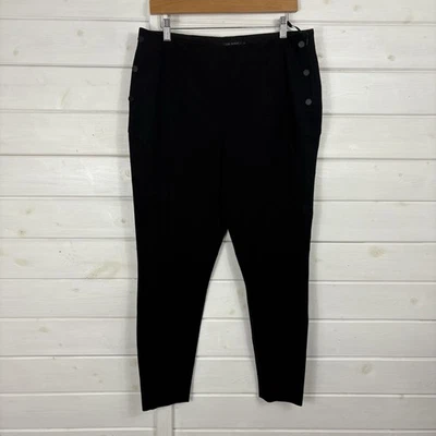 TED BAKER Trousers Womens Size 5 UK 16 Black Jeggings Slim Skinny Fit Casual - Image 1 of 4