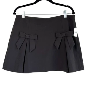 Altard State Holly Bow Cheer Skort Black Size Extra Large Preppy Academia NWT - Picture 1 of 9