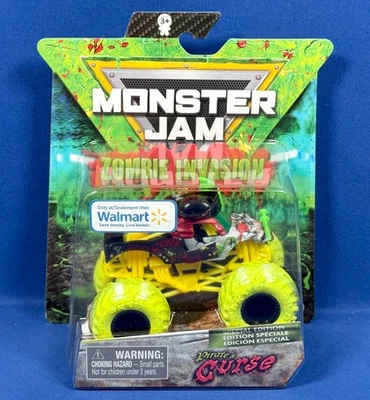 PIRATE'S CURSE - Monster Jam ZOMBIE INVASION Special Edition WALMART EXC Green - Image 1 of 4