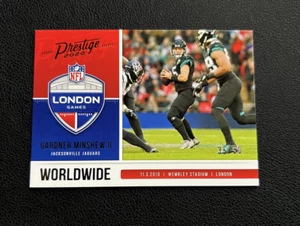 2020 Prestige Worldwide London Game /50 Gardner Minshew II #WW-GM Jaguars - Picture 1 of 2