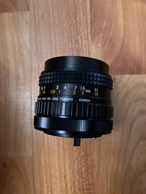 Sears 28mm F/2.8 Macro Auto Multicoated Lens Macro Made in Korea Mod No 202 - Image 1 of 4