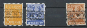 Lot Bizone Mi No. 44, 45, 48 ungebraucht, gestempelt Aufdruckfehler Altsignatur - Picture 1 of 2