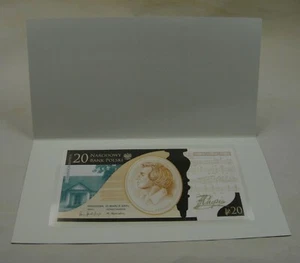 Poland 20 Zlotych Commemorative Note 2010 UNC, 200th Anniv. of Fredric Chopin  - Picture 1 of 5