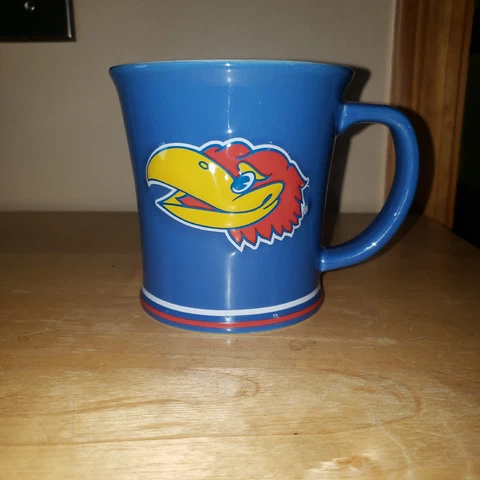 NEW NCAA Licenses Kansas Jayhawk 12 oz. Coffee Mug Cover
