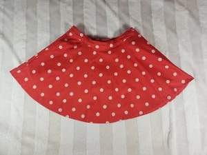 Kate Spade Size 116 Cm 6 Years Red Polka Dot Skirt The Rules Circle Adjustable  - Picture 1 of 12