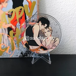 NEU Yaoi Harada Happy Kuso Life Acryl Untersetzer Jungen Liebe BL Crappy Life - Bild 1 von 2