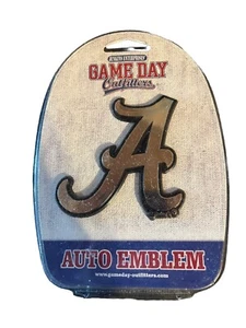 ALABAMA CRIMSON TIDE BAMA Auto Emblem Brand New CHROME PLASTIC GAME DAY - Picture 1 of 2