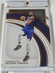 2021 Panini Immaculate Anthony Edwards #25 SILVER /99 Foil Edition - Rare - Picture 1 of 3