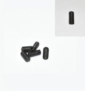 #4-40 x 1/4" Socket Set Screw Oval Point Black Oxide Alloy Steel - NEW - Picture 1 of 12