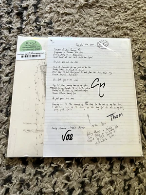 Alt-J - The Dream - Vinyl, LP, Ltd Ed- Coke Bottle Clear  ***SIGNED & SEALED - Image 1 of 4
