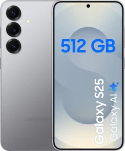Samsung Galaxy S25 5G 512GB Silver Shadow Dual E-SIM SM-S931B/DS 12GB RAM AI - Bild 1 von 9