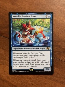 MTG Neerdiv, Devious Diver (Anime) Foundations Jumpstart Regular NM Ships Now - Picture 1 of 2